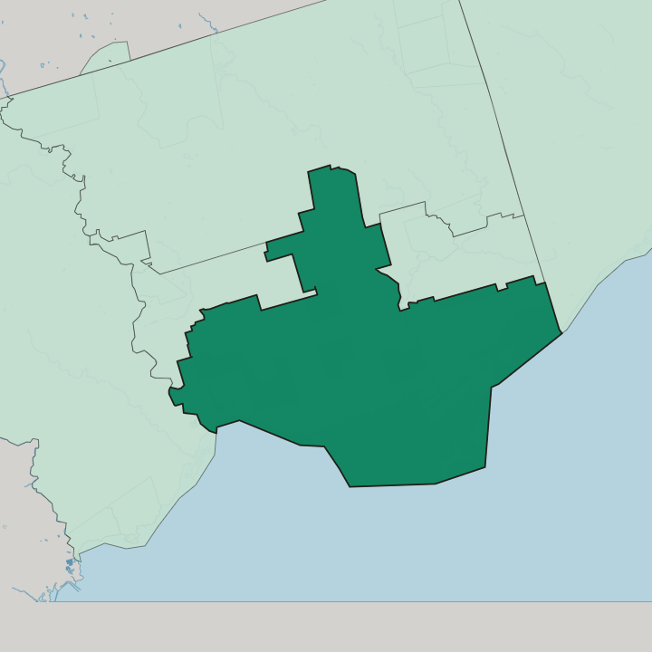 Map showing Old Toronto — In Toronto