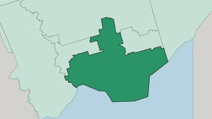 Map of Old Toronto in Toronto
