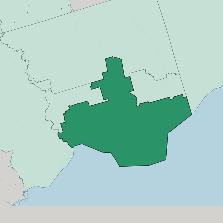 Map showing Old Toronto — In Toronto