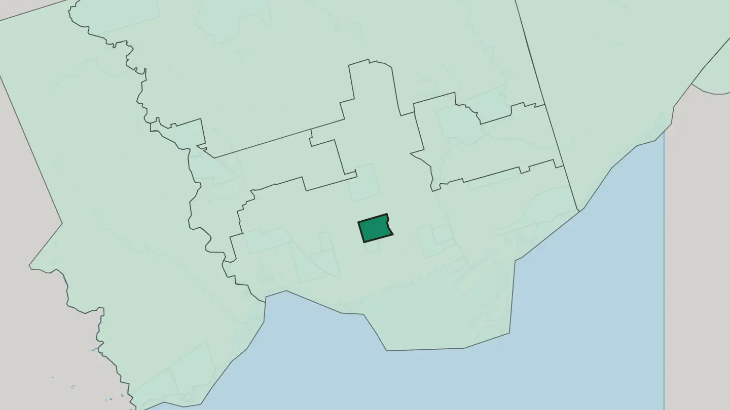 Map of University in Toronto