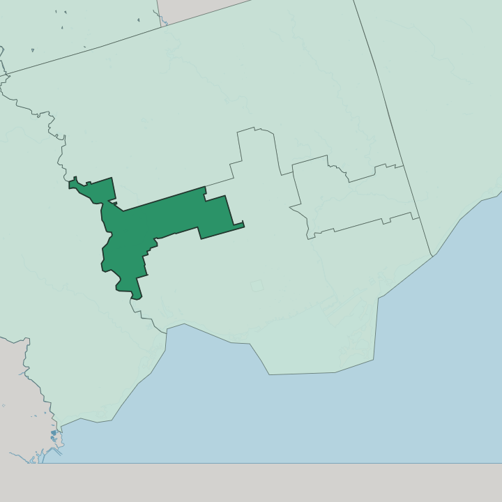 Map showing York — In Toronto