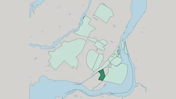 Map of Ville-Émard in Montréal