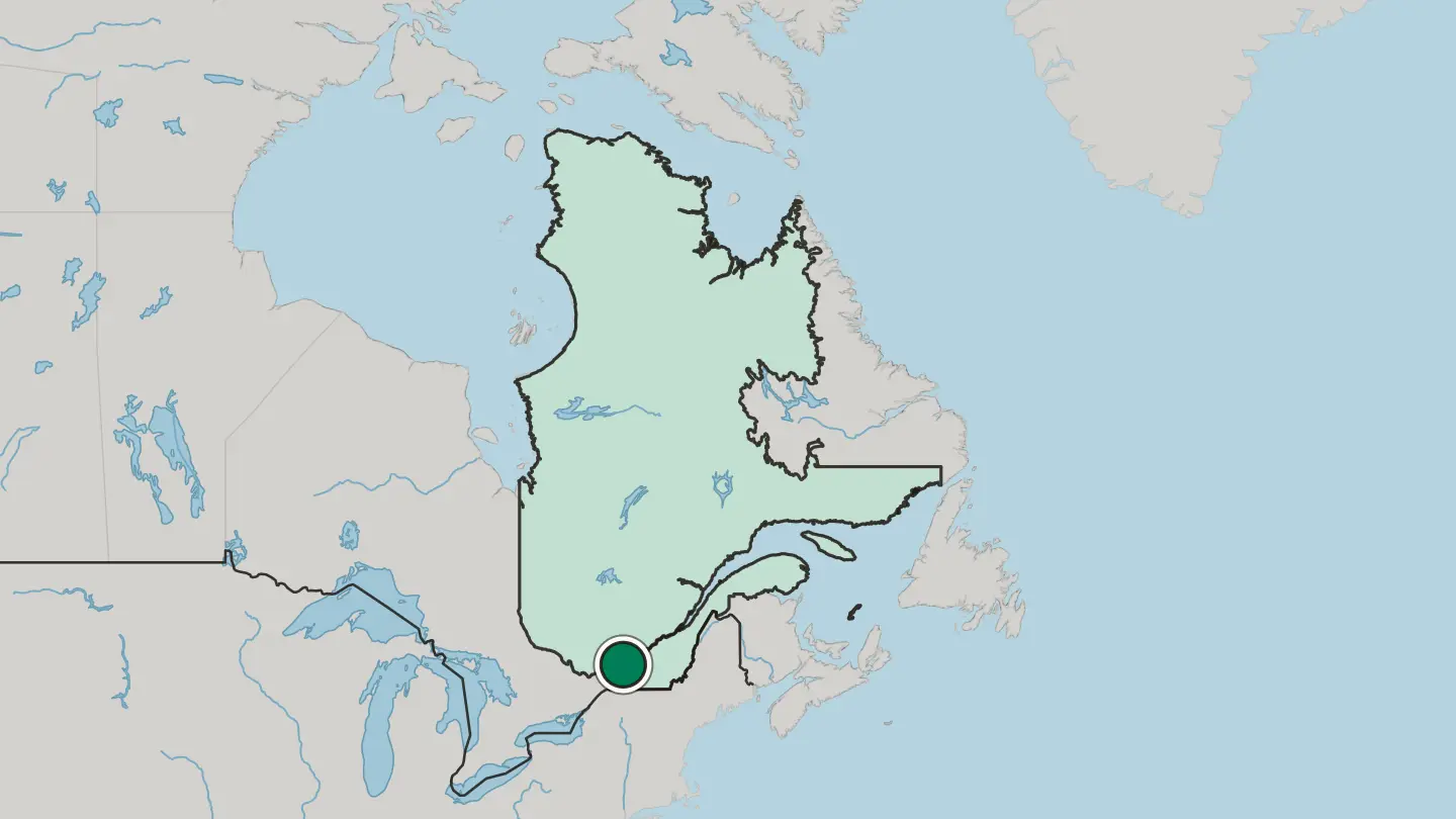 Map of Saint-Jérôme in Canada