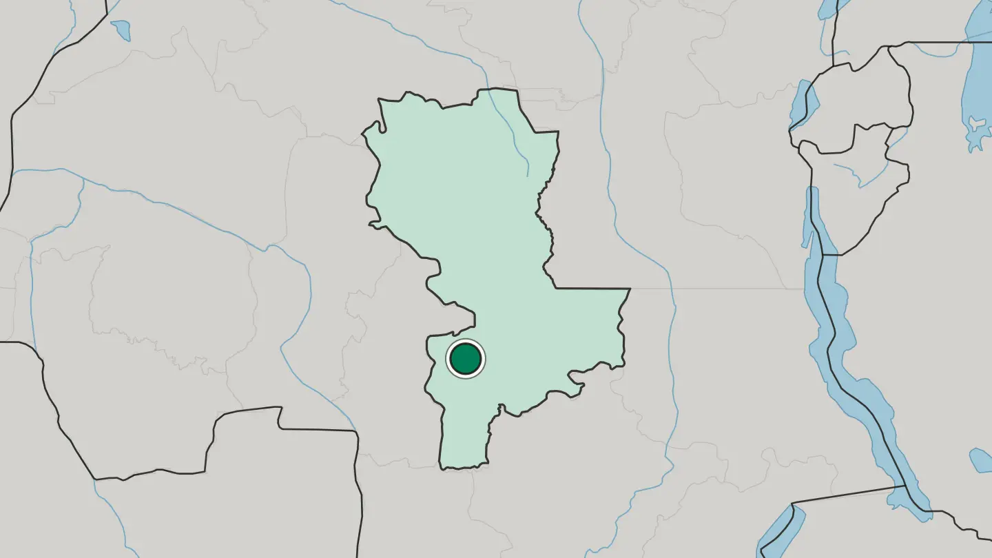 Map of Mbuji-Mayi in Democratic Republic of the Congo