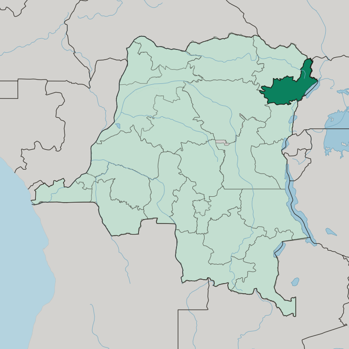 Map showing Ituri — In Democratic Republic of the Congo