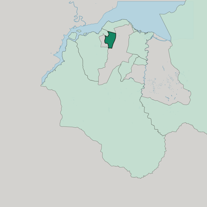 Map showing Bandalungwa — In Kinshasa