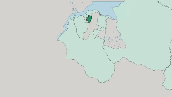 Map of Bandalungwa in Kinshasa