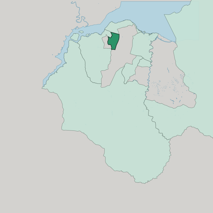 Map showing Bandalungwa — In Kinshasa