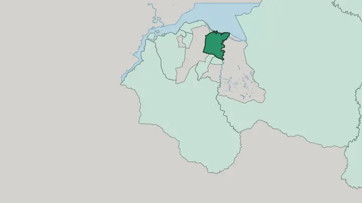 Map of Limete in Kinshasa
