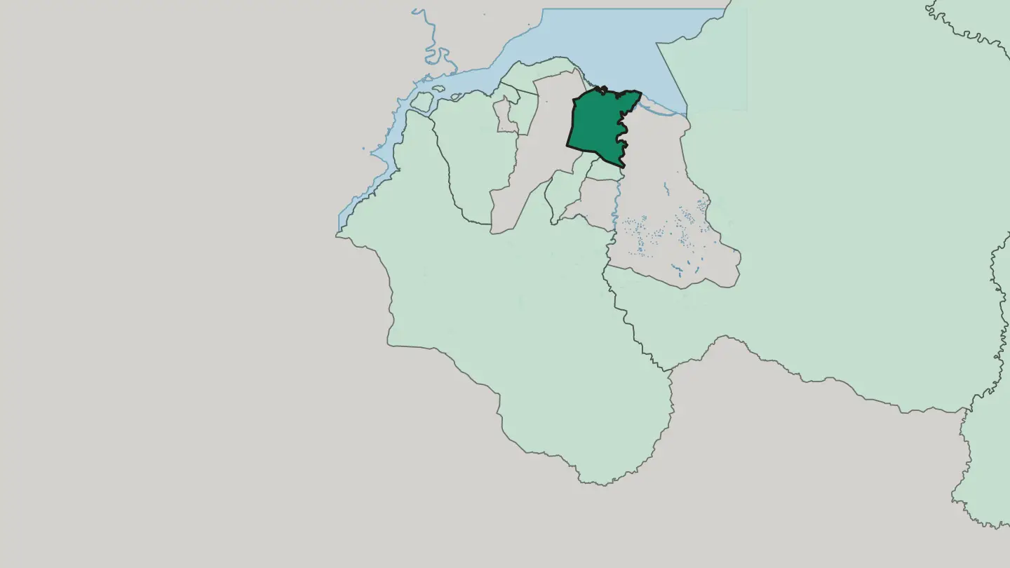 Map of Limete in Kinshasa