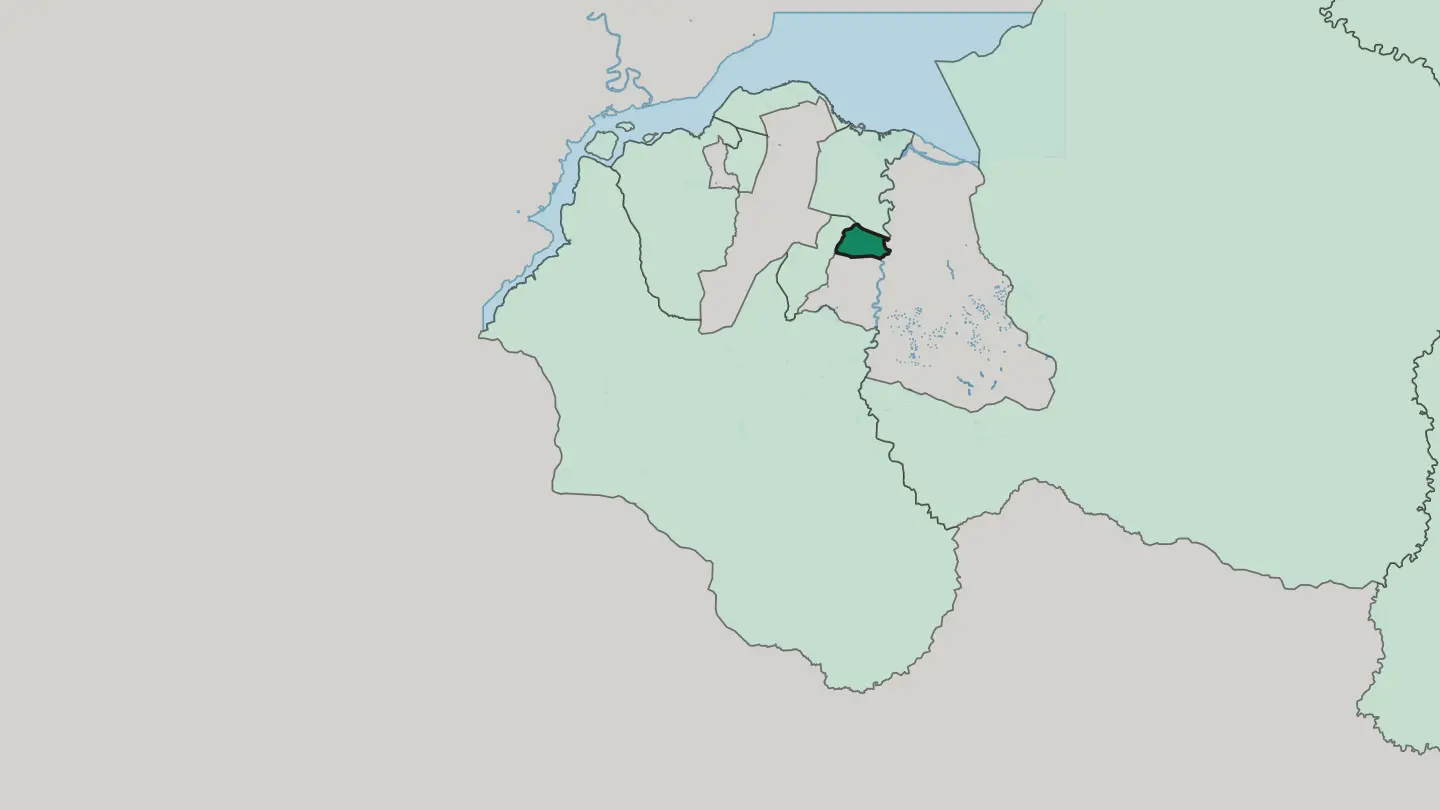 Map of Matete in Kinshasa
