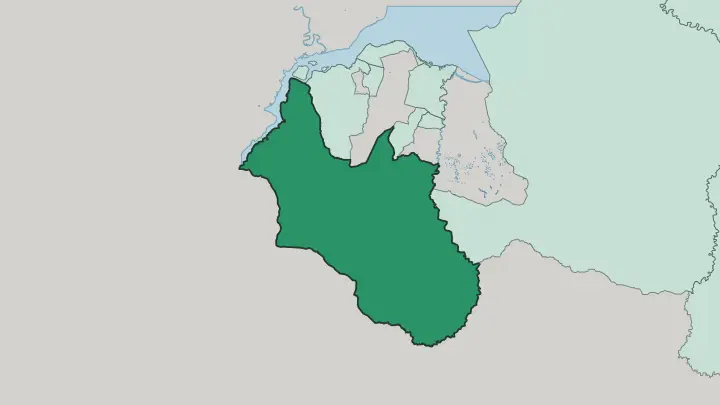 Map of Mont Ngafula in Kinshasa