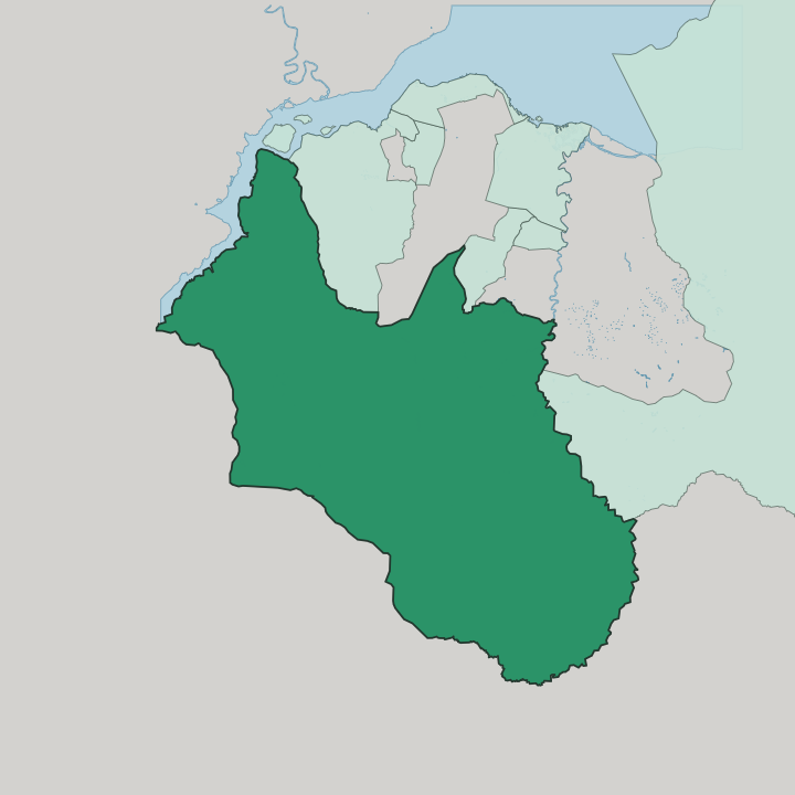 Map showing Mont Ngafula — In Kinshasa
