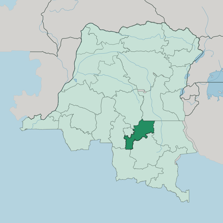 Map showing Lomami — In Democratic Republic of the Congo