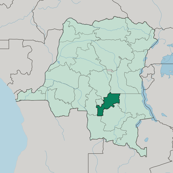 Map showing Lomami — In Democratic Republic of the Congo