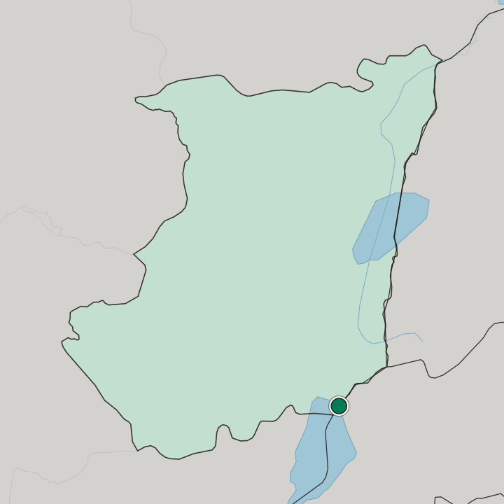 Map showing Goma — In Province du Nord-Kivu