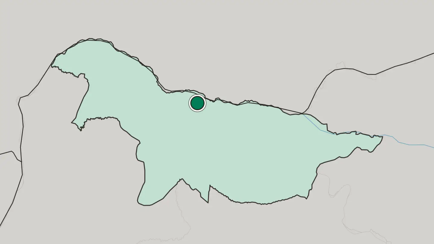 Map of Gbadolite in Democratic Republic of the Congo