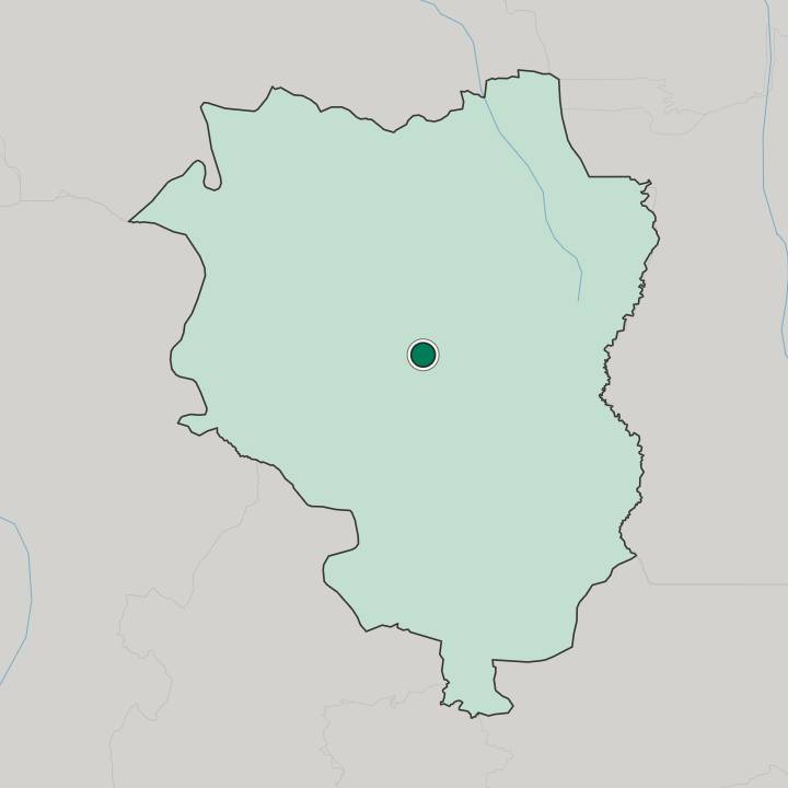 Map showing Lodja — In Sankuru