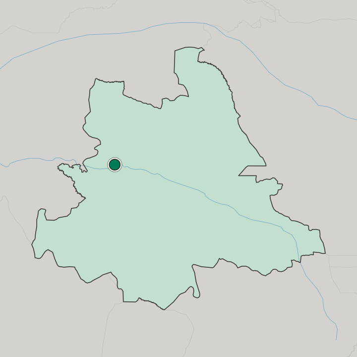 Map showing Boende — In Tshuapa