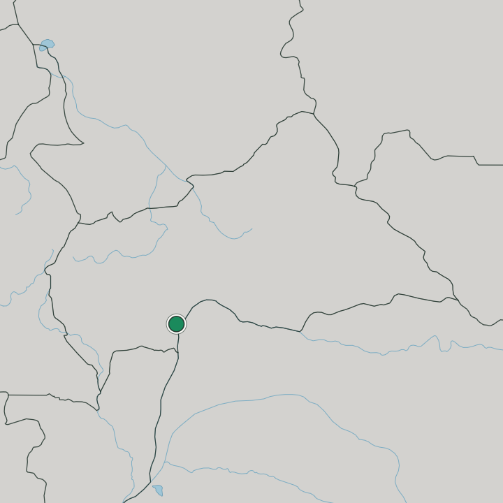 Map showing Bangui — In Central African Republic