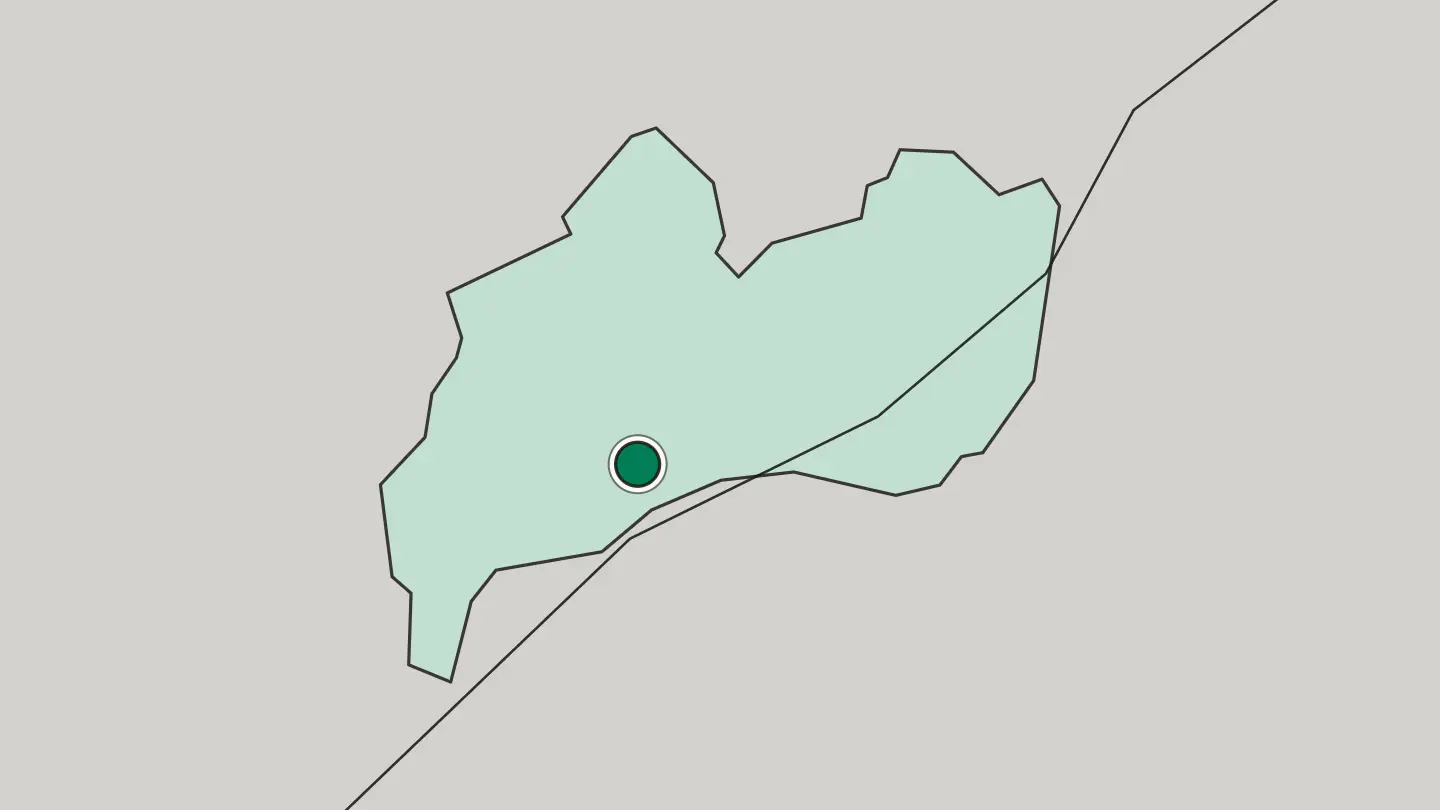 Map of Brazzaville in Republic of the Congo