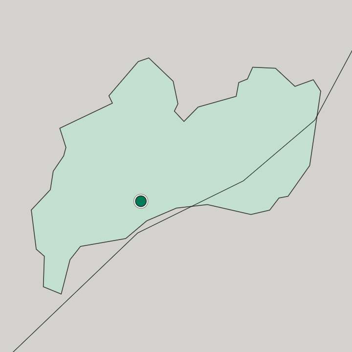 Map showing Brazzaville — In Brazzaville department