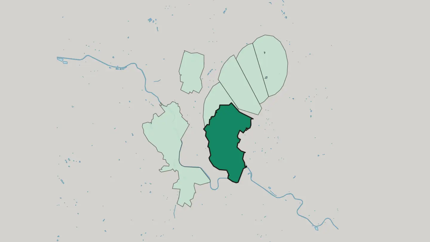 Map of Mattenbach (Kreis 7) in Winterthur