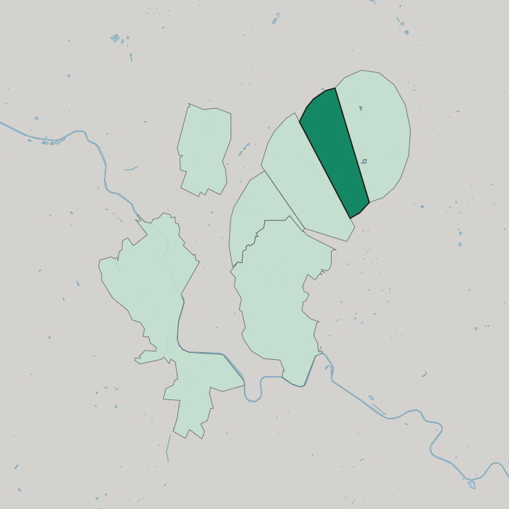Map showing Oberwinterthur (Kreis 2) / Guggenbühl — In Winterthur