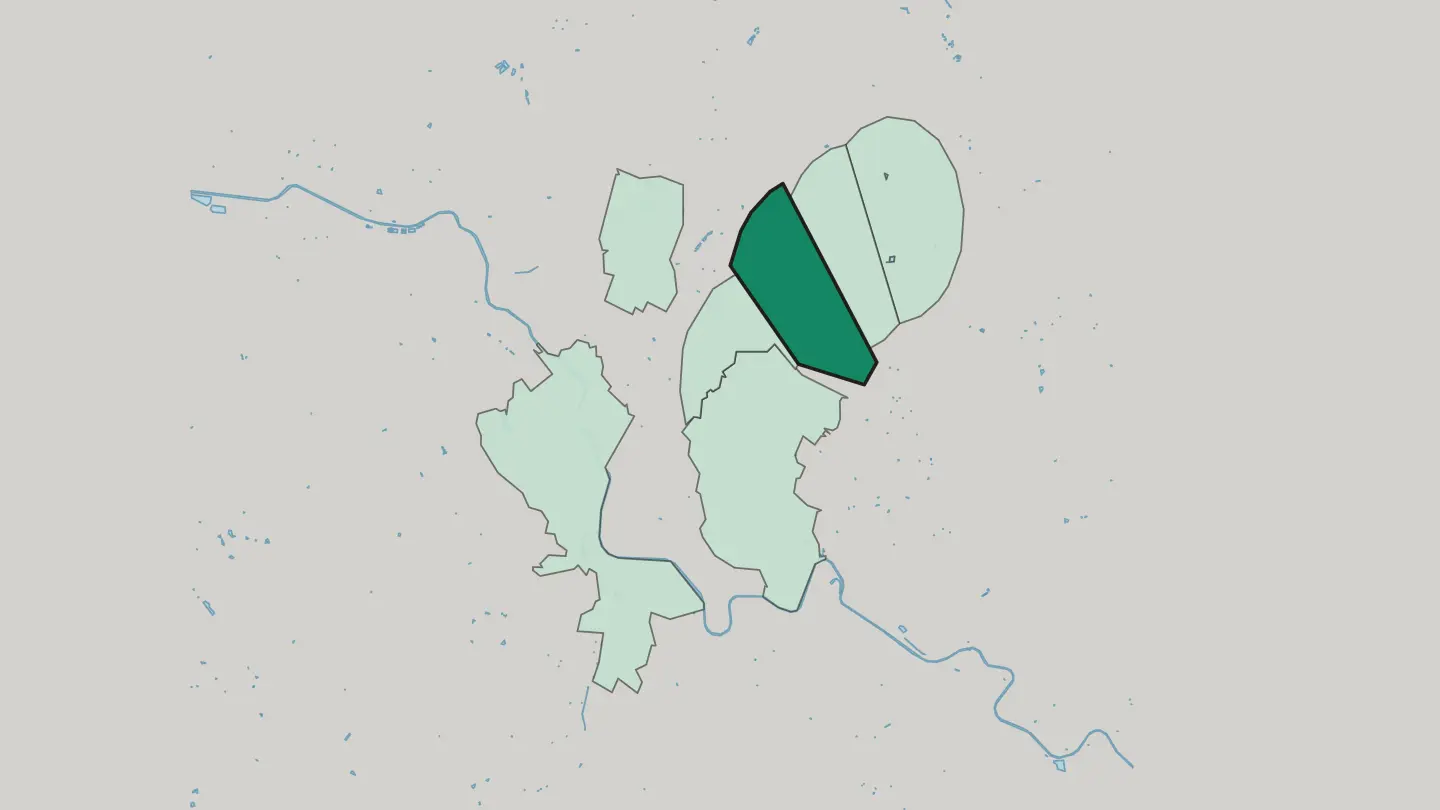 Map of Oberwinterthur (Kreis 2) / Talacker in Winterthur