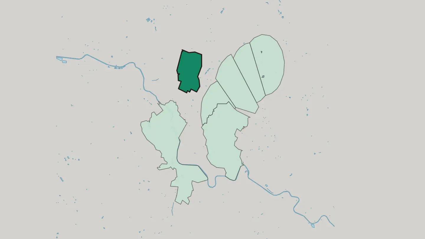 Map of Veltheim (Kreis 5) in Winterthur