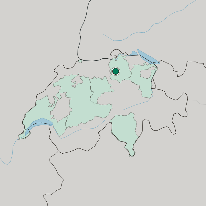 Map showing Zürich (Kreis 11) / Affoltern — In Switzerland