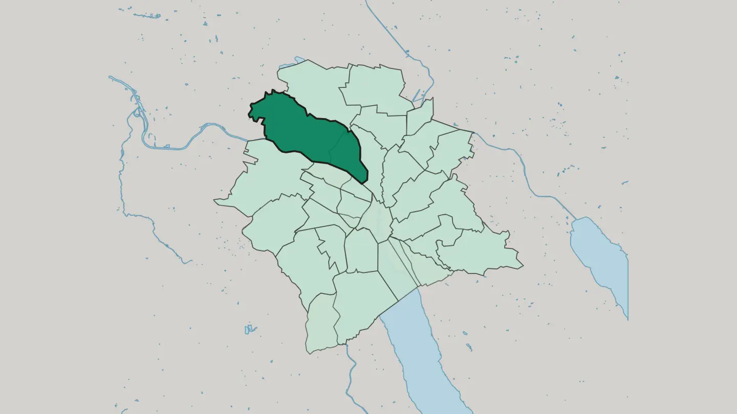 Map of Zürich (Kreis 10) in Zürich