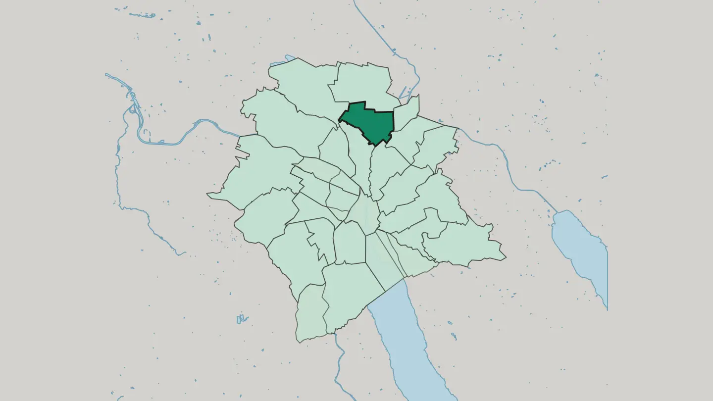 Map of Zürich (Kreis 11) / Oerlikon in Zürich