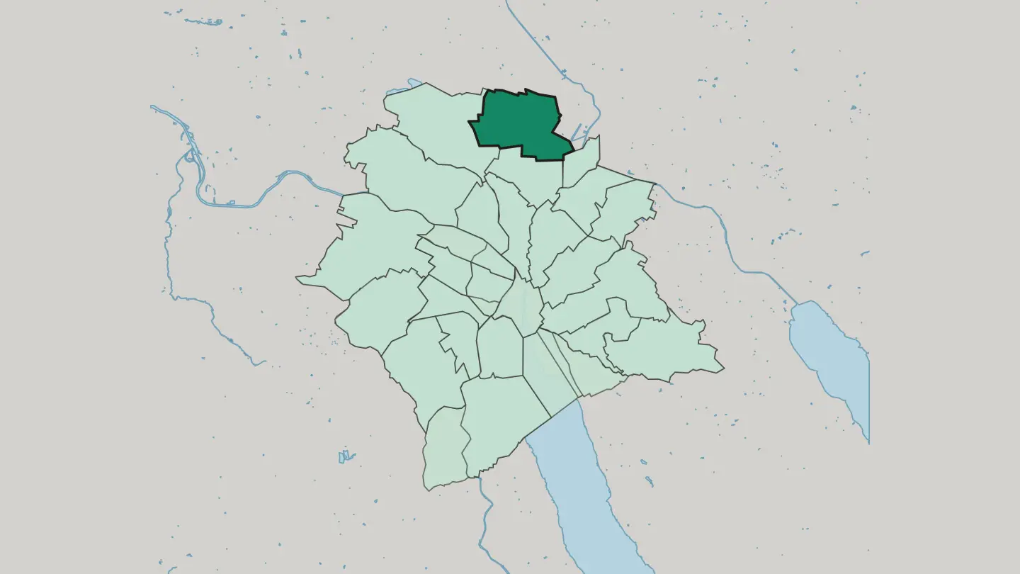 Map of Zürich (Kreis 11) / Seebach in Zürich