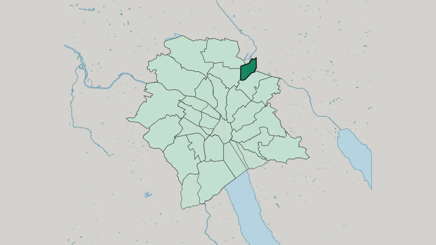 Map of Zürich (Kreis 12) / Saatlen in Zürich