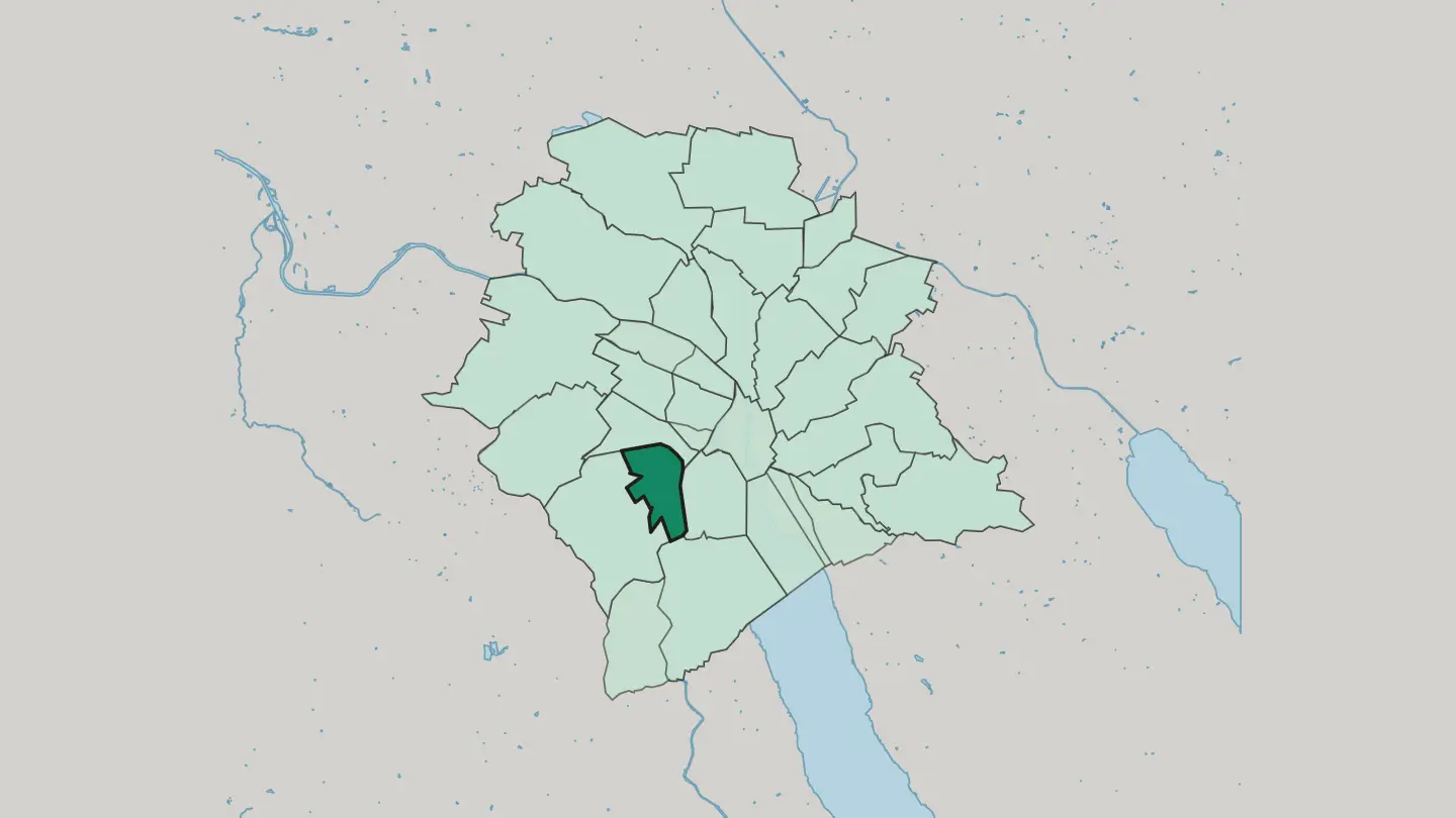 Map of Zürich (Kreis 3) / Alt-Wiedikon in Zürich