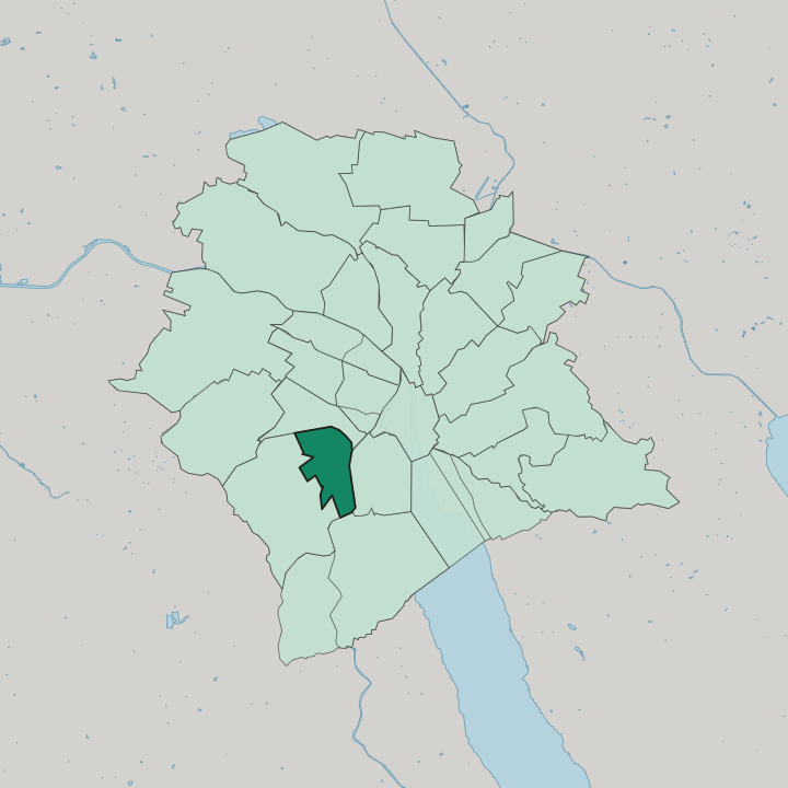 Map showing Zürich (Kreis 3) / Alt-Wiedikon — In Zürich
