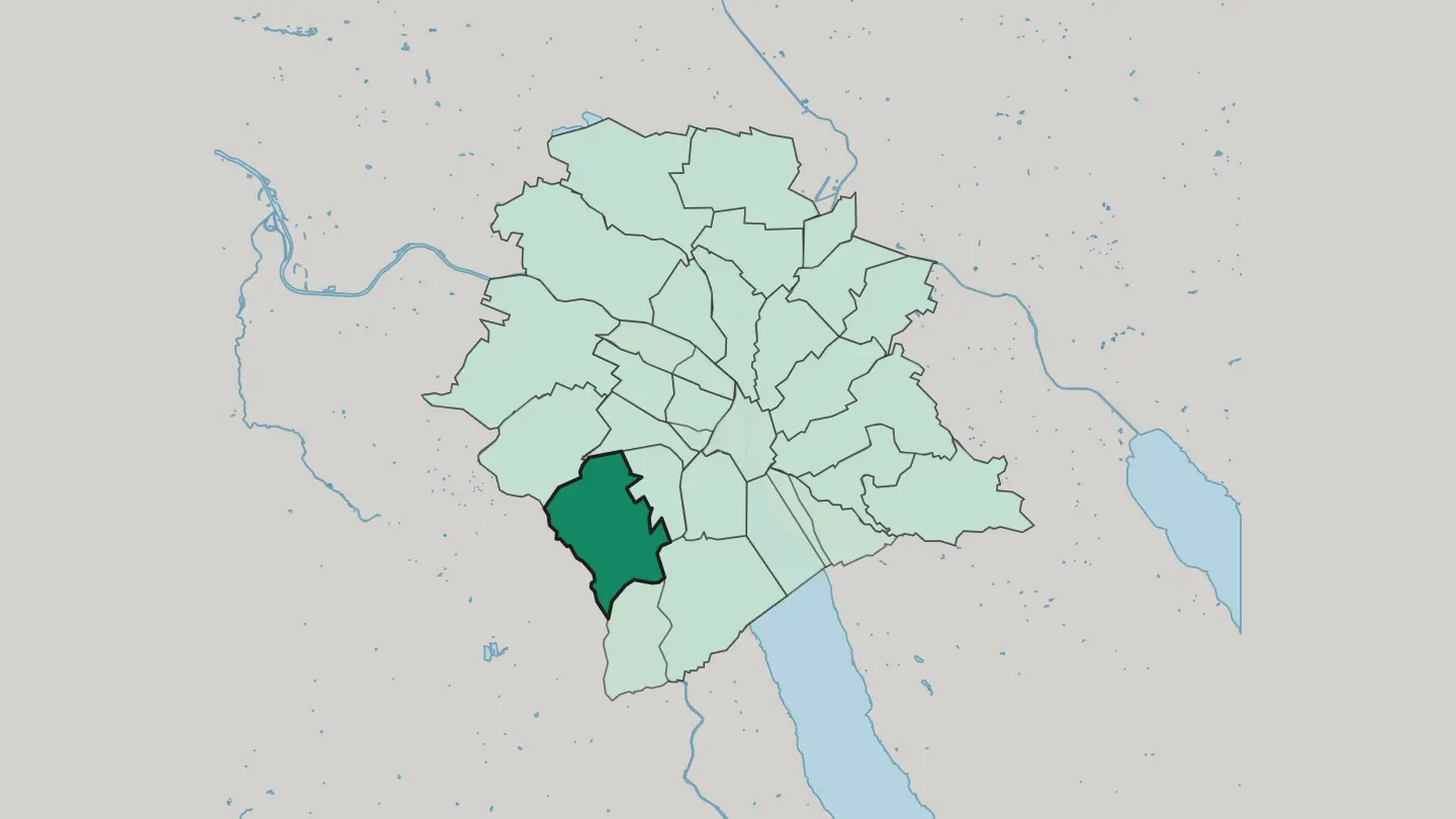 Map of Zürich (Kreis 3) / Friesenberg in Zürich