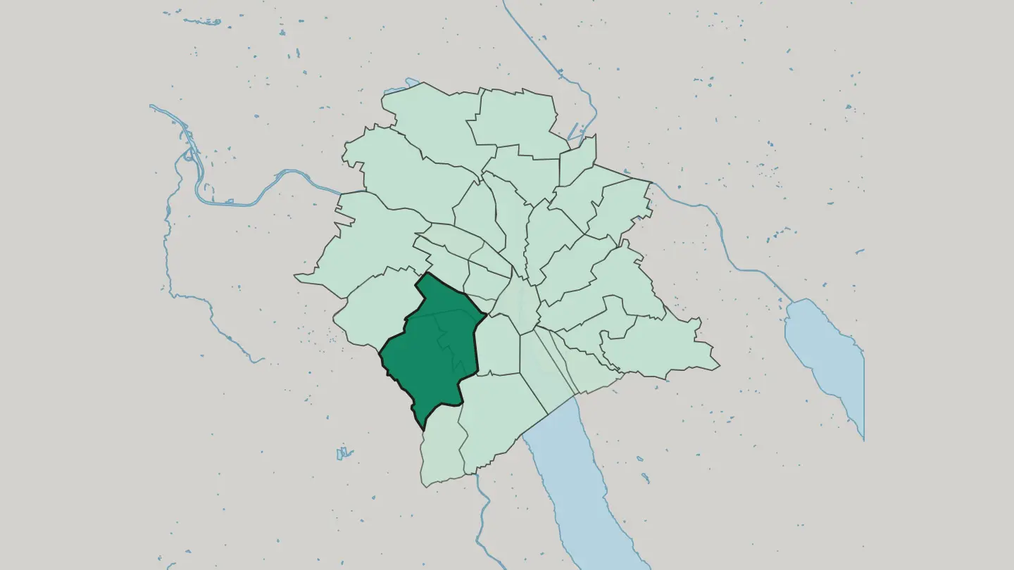 Map of Zürich (Kreis 3) in Zürich