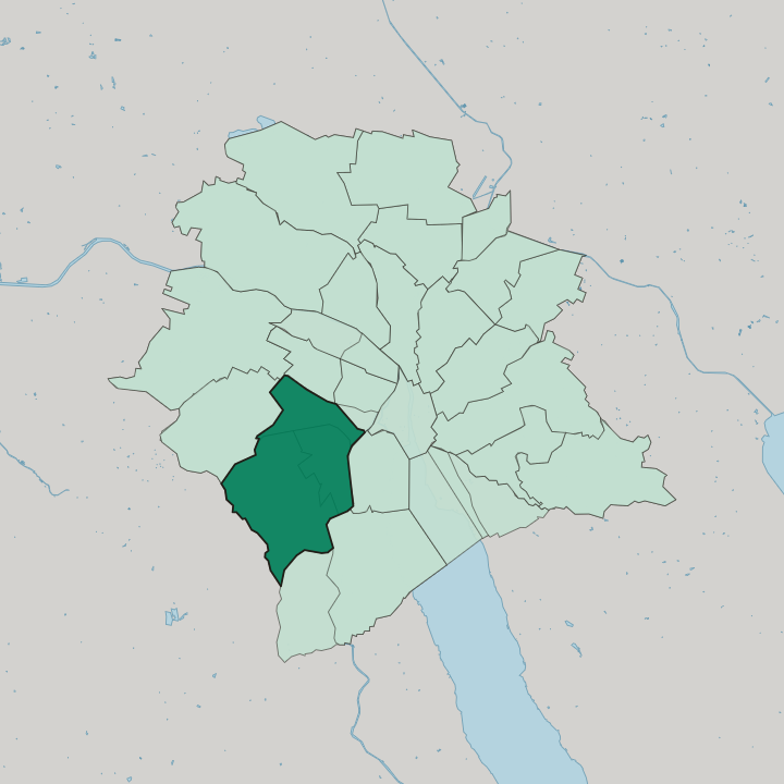 Map showing Zürich (Kreis 3) — In Zürich
