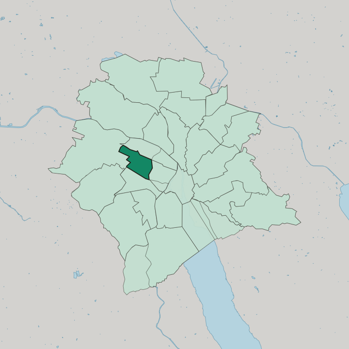 Map showing Zürich (Kreis 4) / Hard — In Zürich
