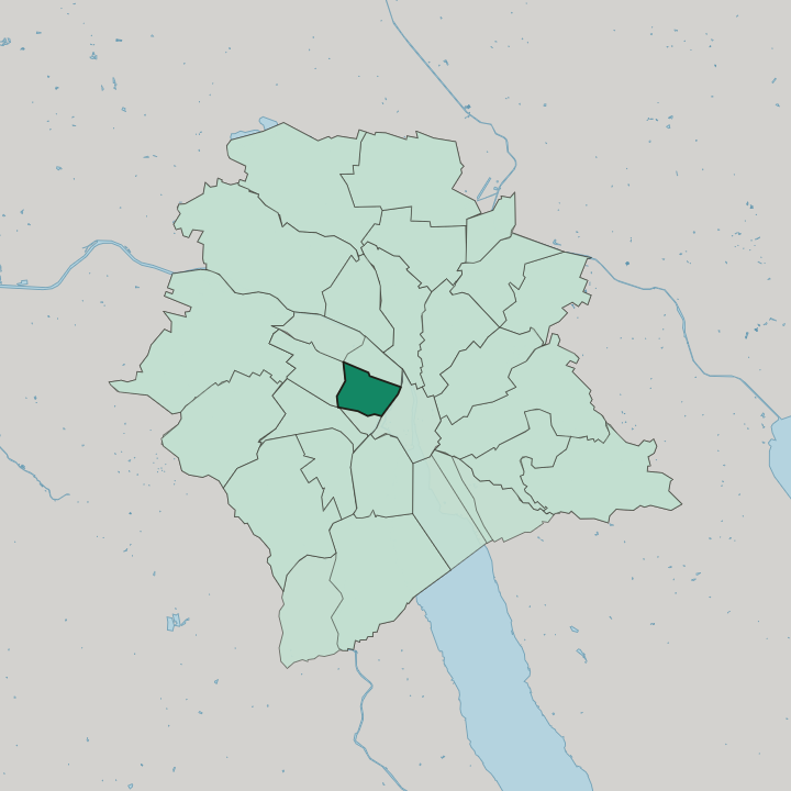 Map showing Zürich (Kreis 4) / Langstrasse — In Zürich