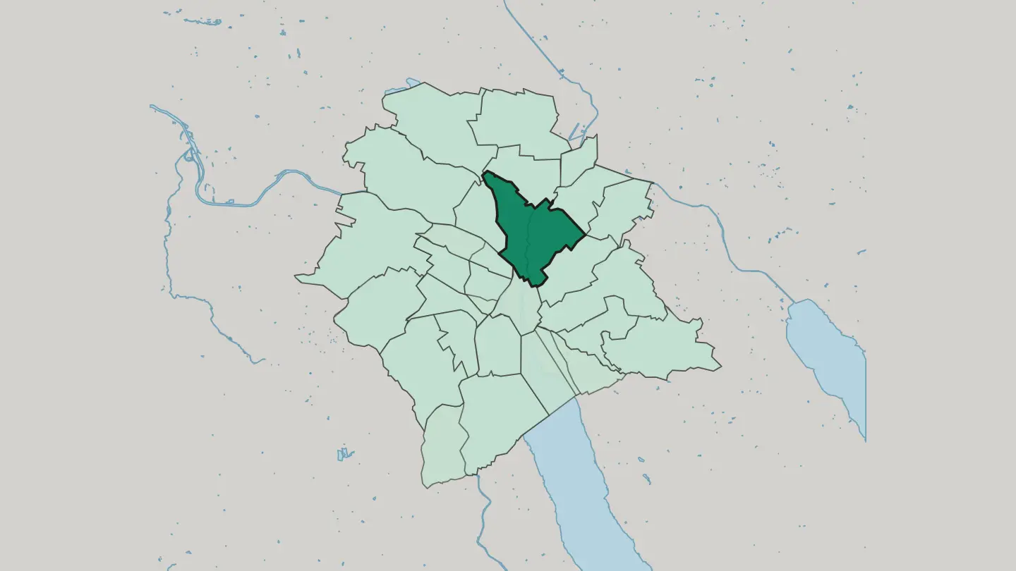 Map of Zürich (Kreis 6) in Zürich