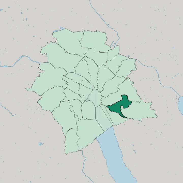 Map showing Zürich (Kreis 7) / Hirslanden — In Zürich