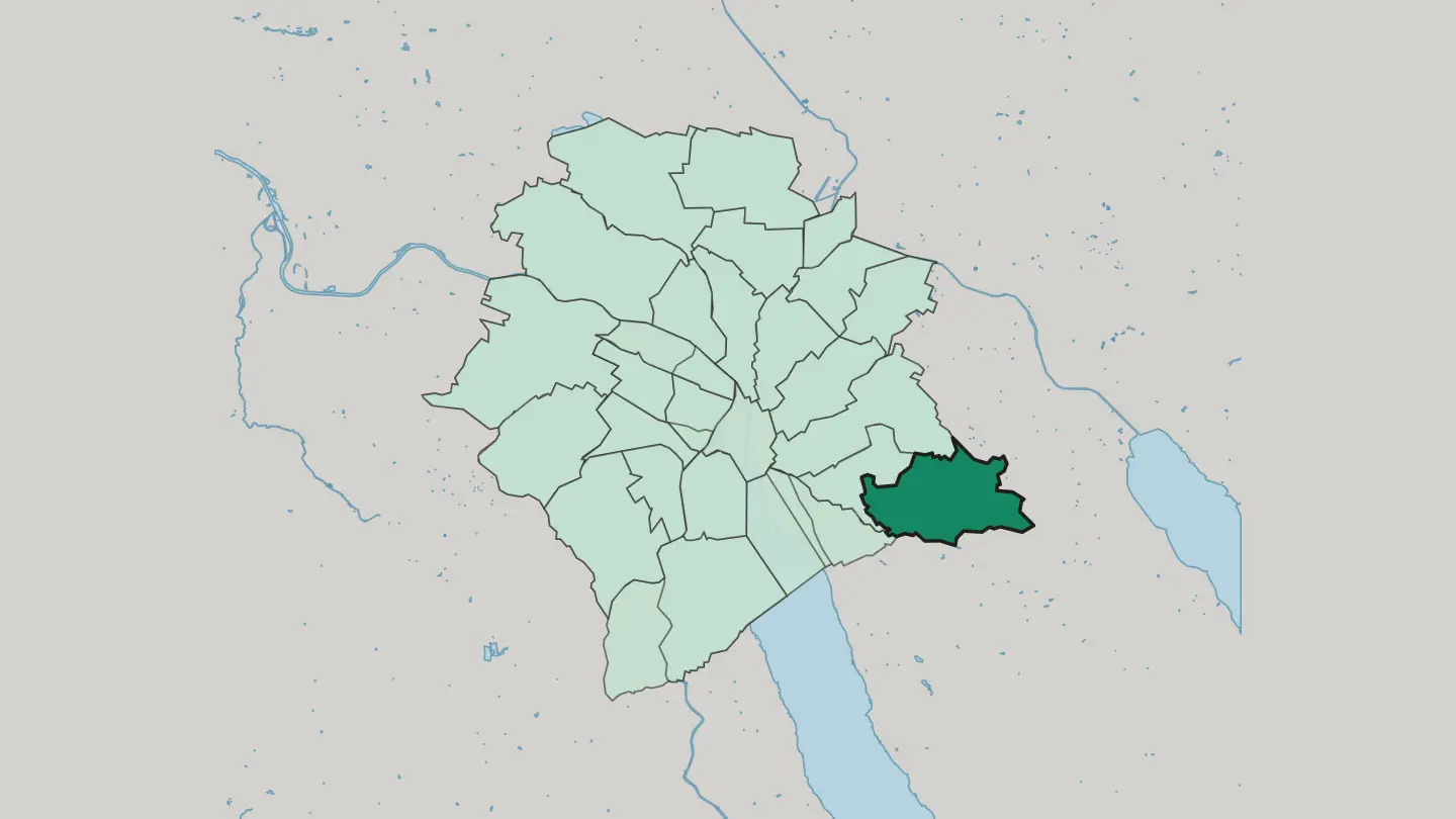 Map of Zürich (Kreis 7) / Witikon in Zürich