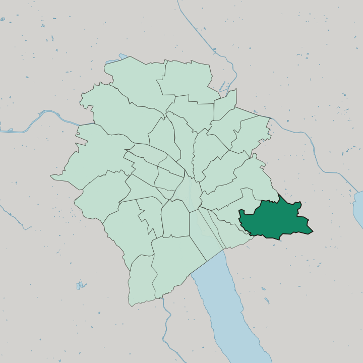 Map showing Zürich (Kreis 7) / Witikon — In Zürich