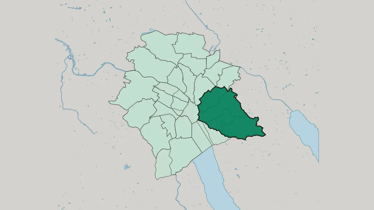 Map of Zürich (Kreis 7) in Zürich