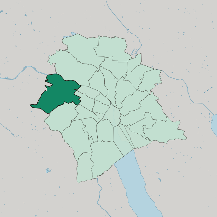 Map showing Zürich (Kreis 9) / Altstetten — In Zürich