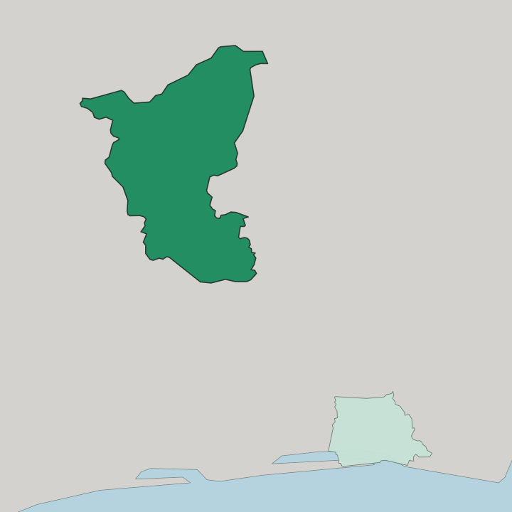 Map showing Lacs — In Ivory Coast