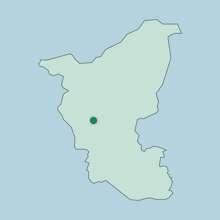 Map showing Yamoussoukro — In Lacs